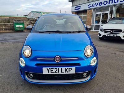 Used Fiat 500 Sport 70 HP (51 kW) 2021 Blue Hatchback