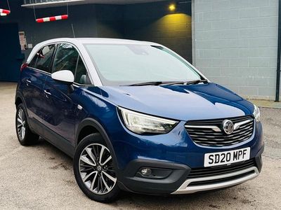 Used Vauxhall Crossland X Elite 130 HP (95 kW) 2020 Blue SUV