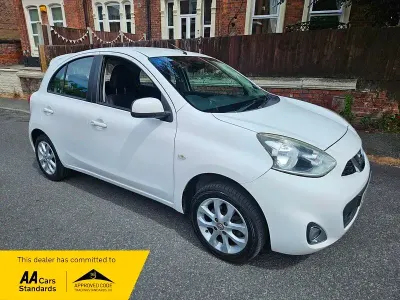 Used Nissan Micra Acenta 2014 White Hatchback