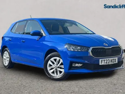 Used Skoda Fabia Comfort 80 HP (58 kW) 2023 Blue Hatchback