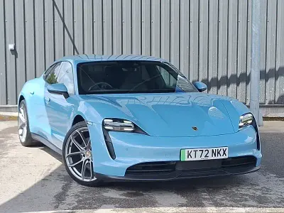 Used Porsche Taycan 300 kW (408 HP) 2022 Blue Sedan
