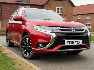 Used Mitsubishi Outlander P-HEV 2018 Red Estate