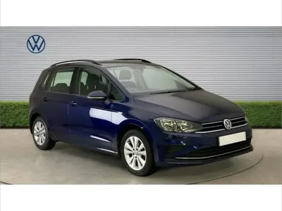 Used VW Golf Sportsvan SE 131 HP (96 kW) 2018 Blue MPV