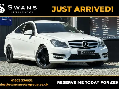 Used Mercedes C220 Sport Edition 170 HP (125 kW) 2015 White Coupe