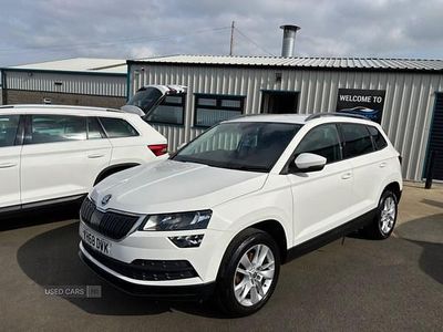 Used Skoda Karoq SE 116 HP (85 kW) 2018 White SUV