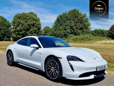 Used Porsche Taycan 500 kW (680 HP) 2020 White Sedan