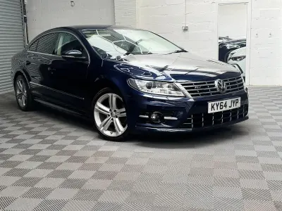 Used VW CC R-line 177 HP (130 kW) 2014 Blue Sedan