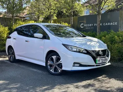 Gebraucht Nissan Leaf N-TEC 160 kW (218 PS) 2020 Weiß Kleinwagen