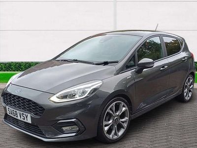 Used Ford Fiesta ST-Line X 125 HP (91 kW) 2018 Grey Hatchback