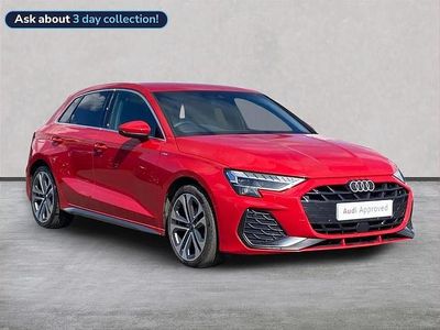 Used Audi A3 S-Line 147 HP (108 kW) 2025 Red Hatchback