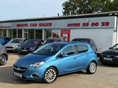 Used Vauxhall Corsa 2017 Blue Hatchback