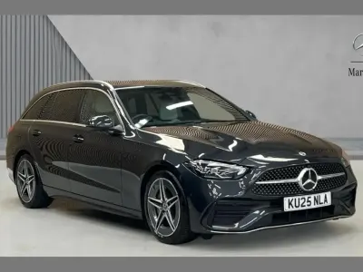 Used Mercedes C200 AMG line 200 HP (147 kW) 2025 Grey Estate