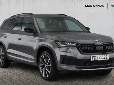 Used Skoda Kodiaq SportLine 150 HP (110 kW) 2022 Graphite grey metallic SUV