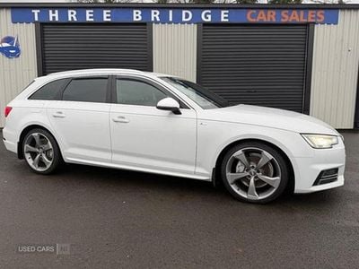 White Used 2017 Audi A4 S-Line Estate | £10,750 (Fair price)