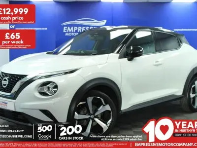 Used Nissan Juke S 114 HP (83 kW) 2020 White SUV