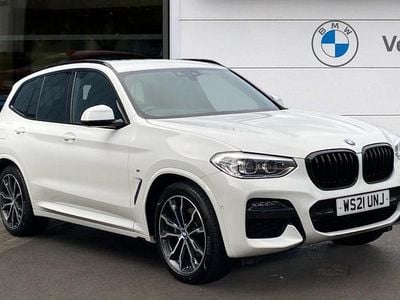 White Used 2021 BMW X3 M Sport SUV | £28,622 (Good price)