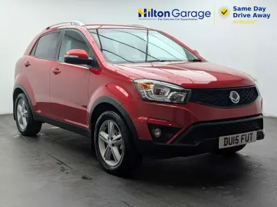 Used SsangYong Korando 2015 Red SUV