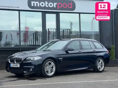 Used BMW 525 M Sport 218 HP (160 kW) 2014 Black Estate