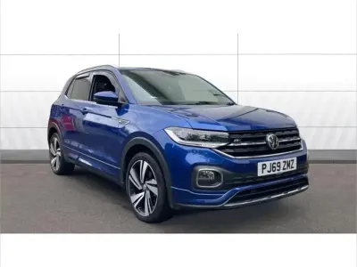 Used VW T-Cross R-line 115 HP (84 kW) 2019 Blue SUV