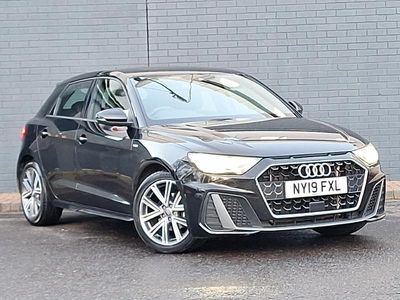 Used Audi A1 S-Line 116 HP (85 kW) 2019 Black Hatchback