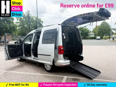 Used VW Caddy Life 102 HP (75 kW) 2016 Silver MPV