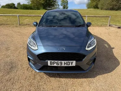 Usado Ford Fiesta ST-Line 125 HP (91 kW) 2020 Azul Citadino