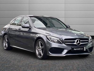Used Mercedes C220 AMG Line Premium 170 HP (125 kW) 2017 Grey Sedan