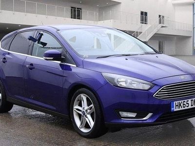 Blue Used 2015 Ford Focus Titanium Hatchback | £5,295 (Fair price)