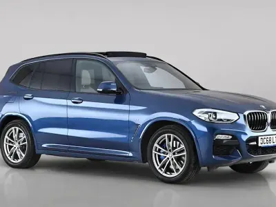 Used BMW X3 M Sport 265 HP (194 kW) 2019 Blue SUV
