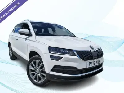 Gebraucht Skoda Karoq SE L 150 PS (110 kW) 2018 Weiß SUV