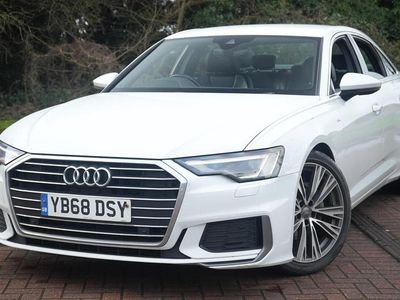 Used Audi A6 S-Line 2018 White Sedan