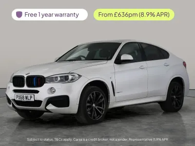 Used BMW X6 M Sport 258 HP (189 kW) 2018 White SUV