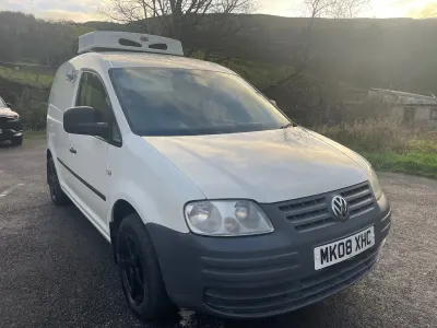 Used VW Caddy 104 HP (76 kW) 2008 White MPV
