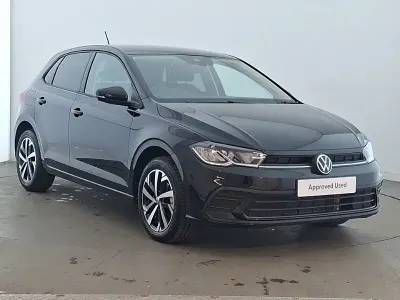 Used VW Polo Match 95 HP (69 kW) 2025 Black Hatchback