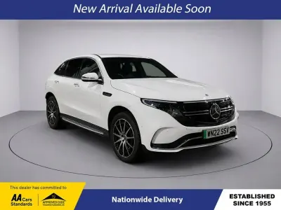 Used Mercedes EQC400 AMG line 300 kW (408 HP) 2022 White SUV