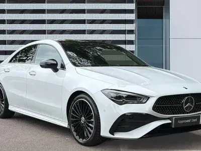 Used Mercedes CLA220 AMG line 190 HP (139 kW) 2024 Blue Coupe