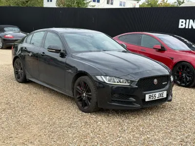 Used Jaguar XE R-Sport 250 HP (183 kW) 2017 Black Sedan