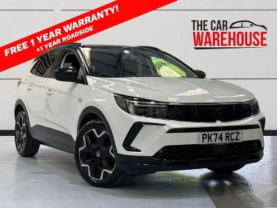 Used Vauxhall Grandland X Ultimate 128 HP (94 kW) 2024 White SUV