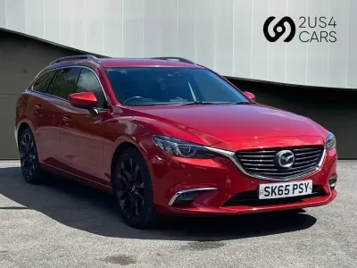 Usado Mazda 6 Inclusive 175 CV (128 kW) 2015 Rojo Familiar