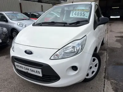 Used Ford Ka Studio 69 HP (50 kW) 2014 White Hatchback