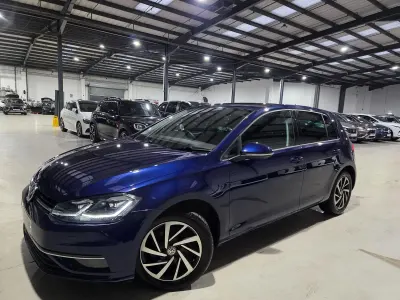 Used VW Golf VII Edition 150 HP (110 kW) 2020 Blue Hatchback