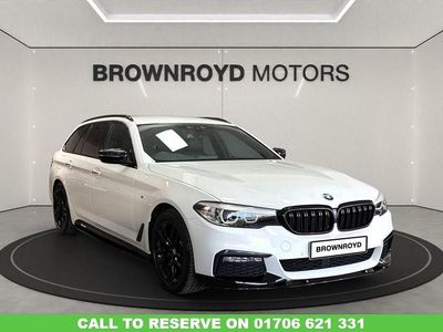 White Used 2018 BMW 520 M Sport Estate | £19,990 (Fair price)