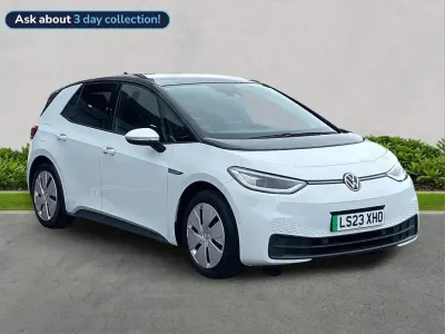 Used VW ID.3 Pro 106 kW (145 HP) 2023 White Hatchback