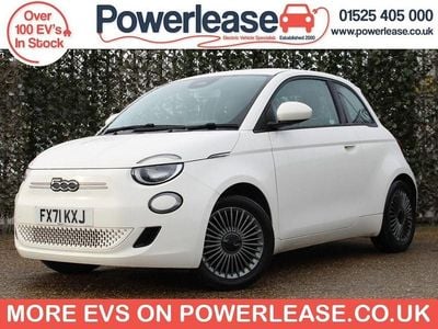White Used 2021 Fiat 500e Icon Hatchback | £10,589 (Good price)