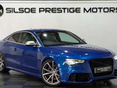 Usado Audi RS5 Advanced 450 CV (330 kW) 2014 Azul Coupe