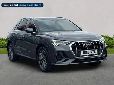Begagnad Audi Q3 S-Line 150 HK (110 kW) 2019 Grå SUV