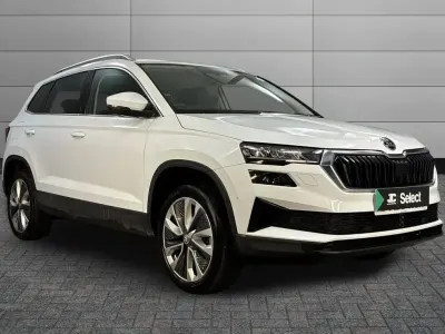 Used Skoda Karoq SE L 150 HP (110 kW) 2023 Moon white metallic SUV