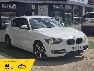 Used BMW 116 Sport Line 2014 White Hatchback