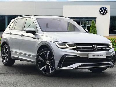 Silver Used 2022 VW Tiguan R-line SUV | £25,999 (Fair price)