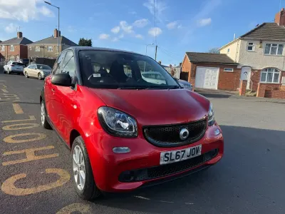 Used Smart ForFour Passion 2017 Black Hatchback